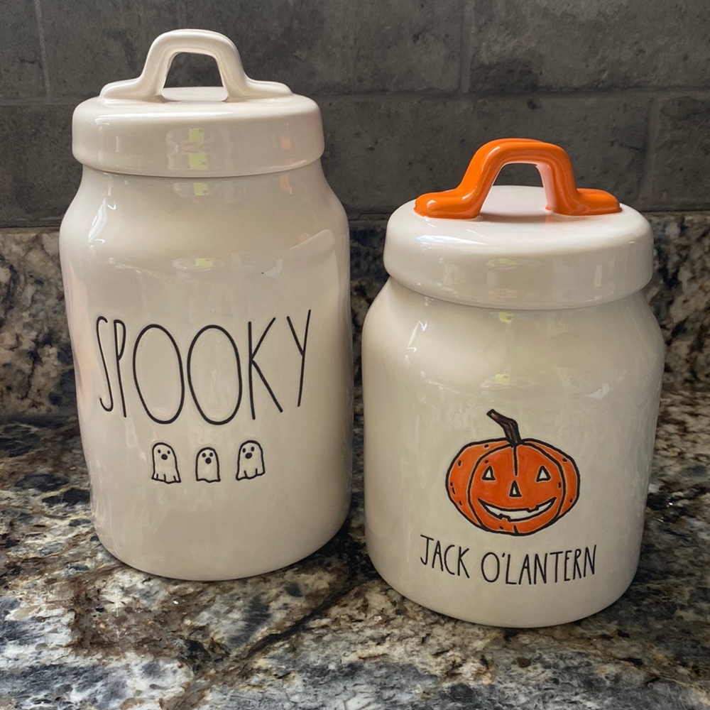 Rae Dunn Halloween canister bundle